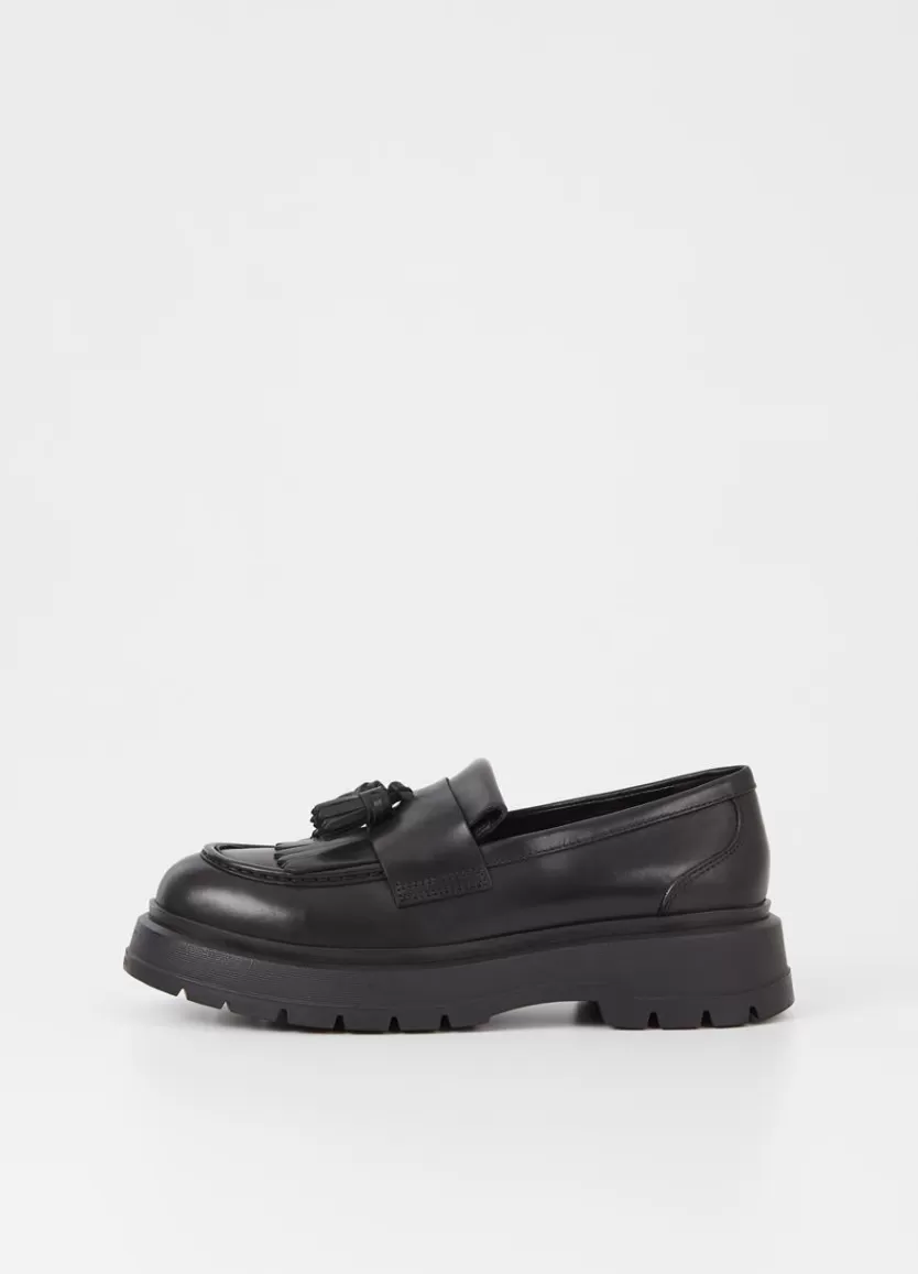 Loafers*Vagabond Jeff Loafer Black Leather