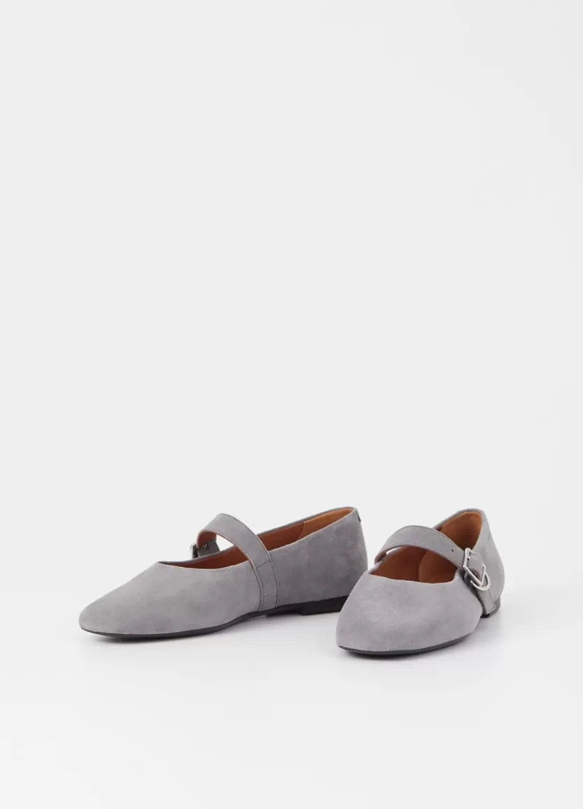 Ballet Flats*Vagabond Jolin Shoes Grey Suede