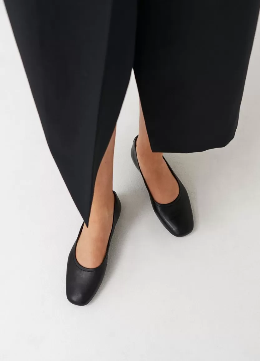 Ballet Flats*Vagabond Jolin Shoes Black Leather