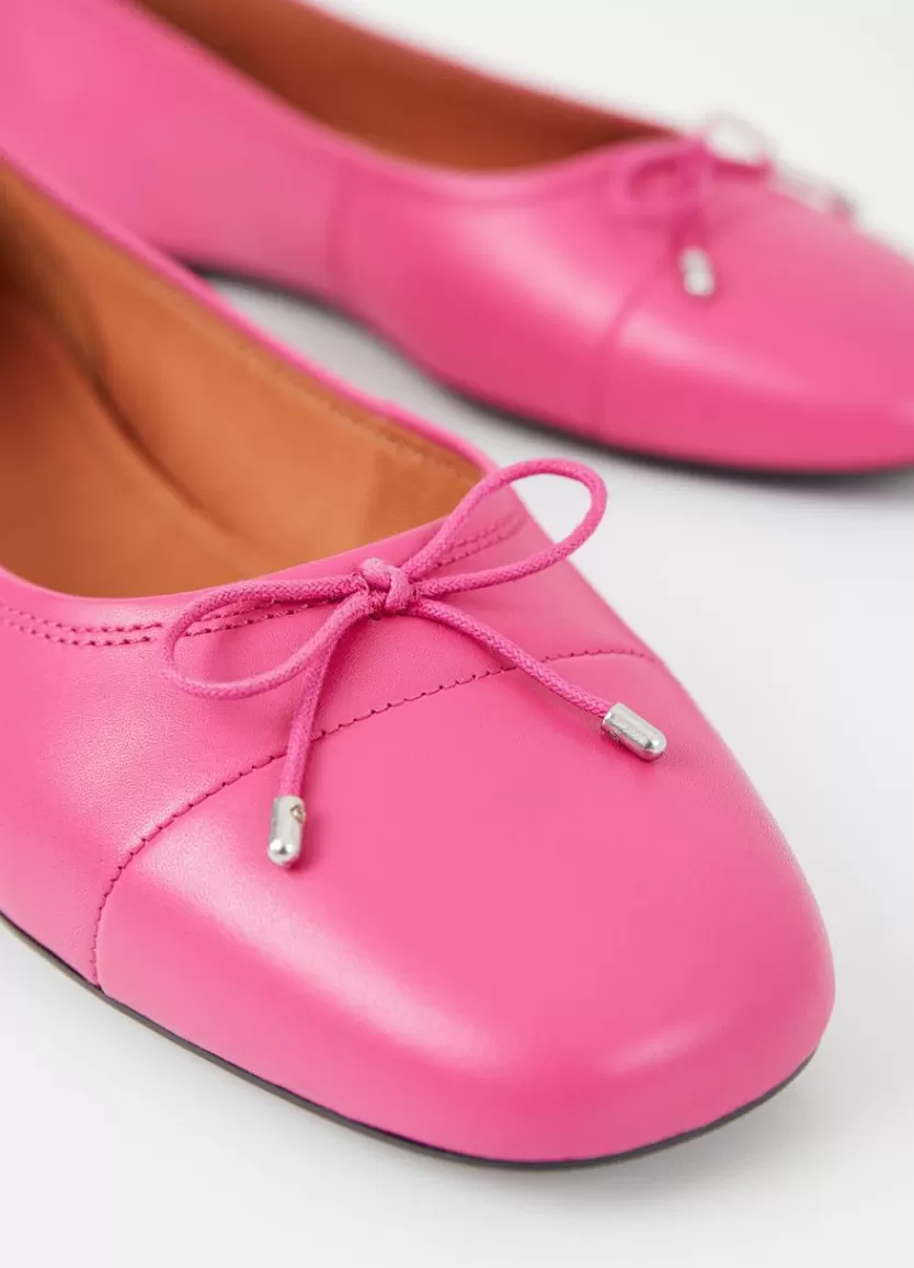 Ballet Flats*Vagabond Jolin Shoes Pink Leather