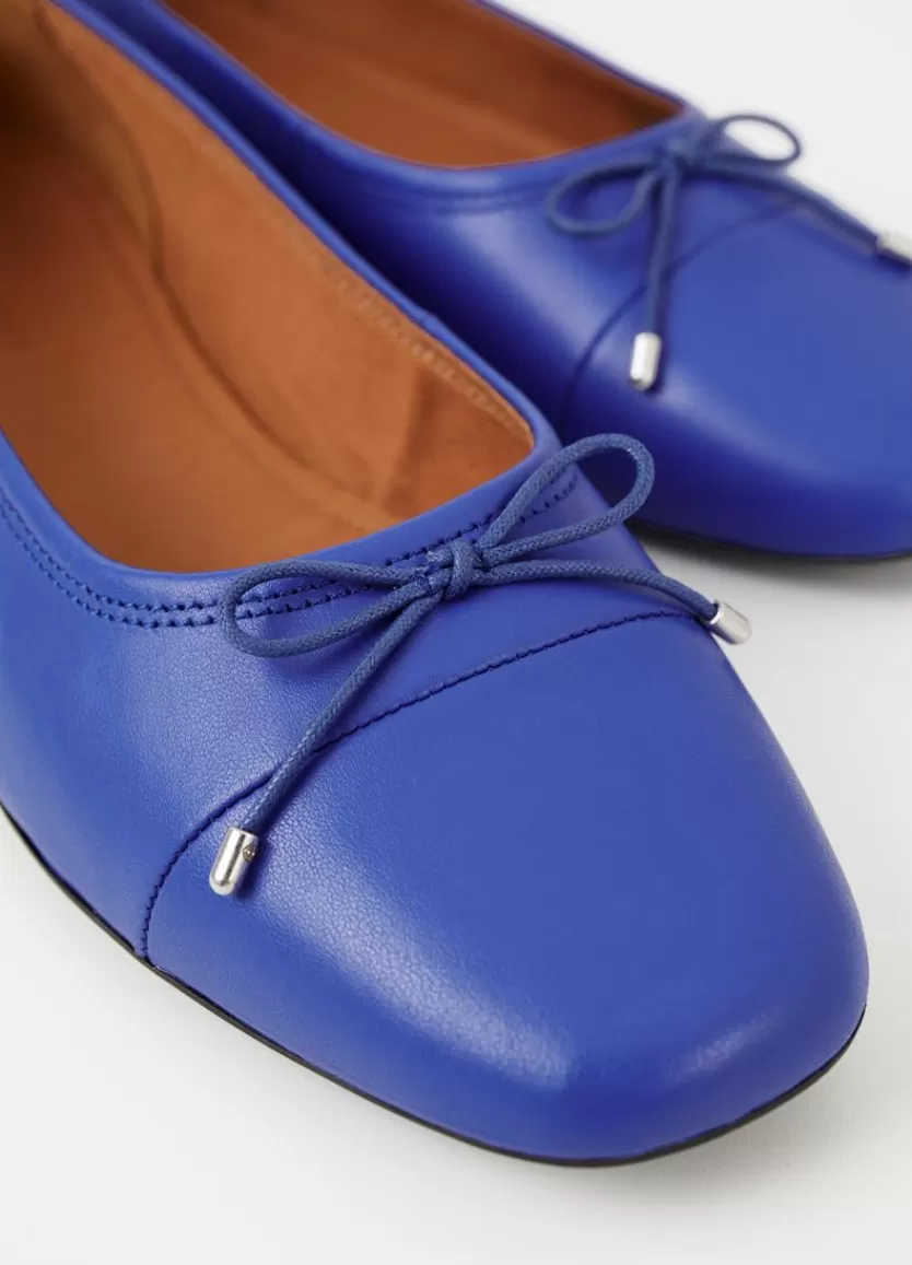 Ballet Flats*Vagabond Jolin Shoes Blue Leather