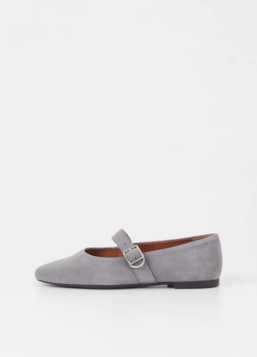 Ballet Flats*Vagabond Jolin Shoes Grey Suede