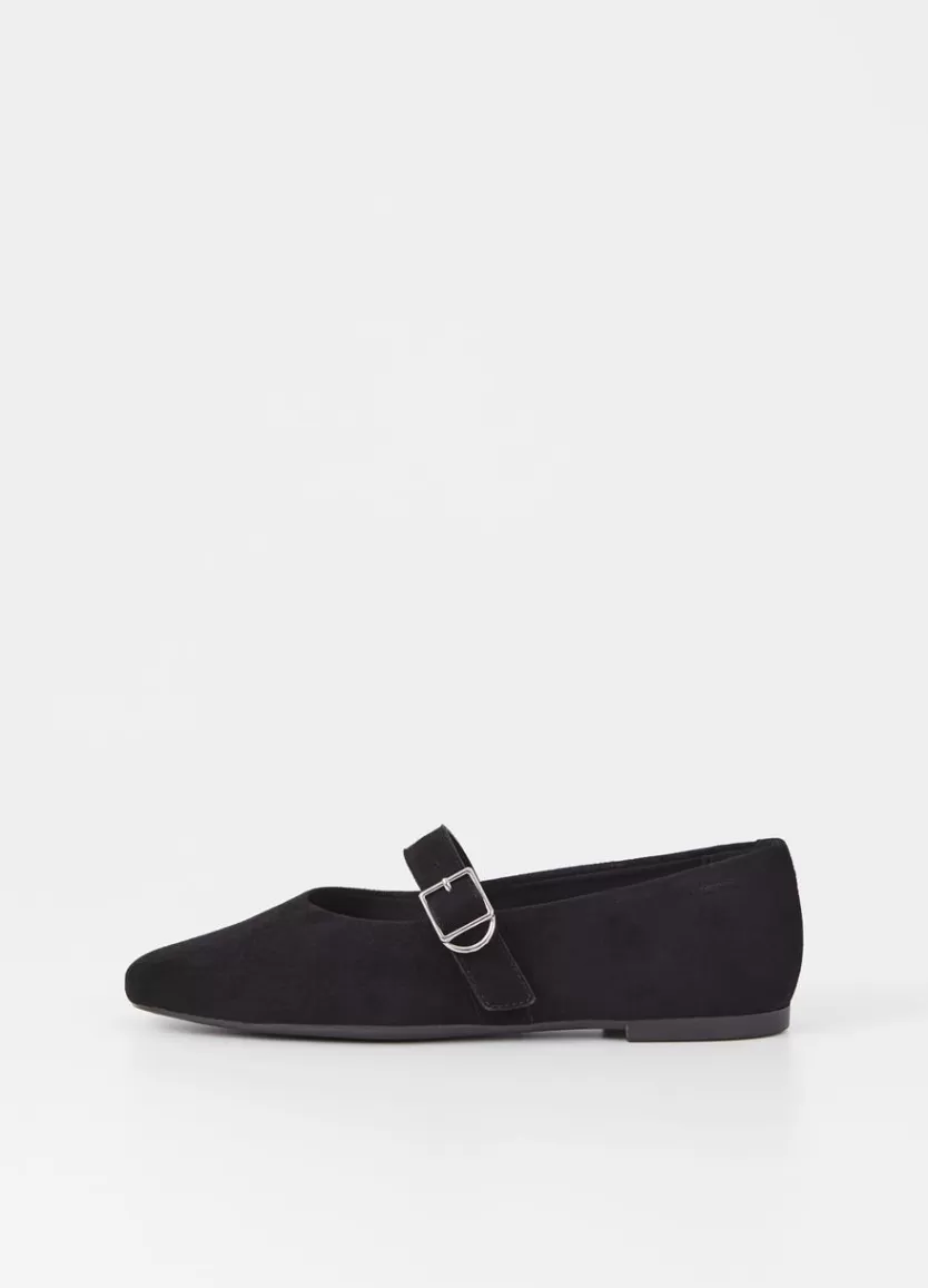 Ballet Flats*Vagabond Jolin Shoes Black Suede