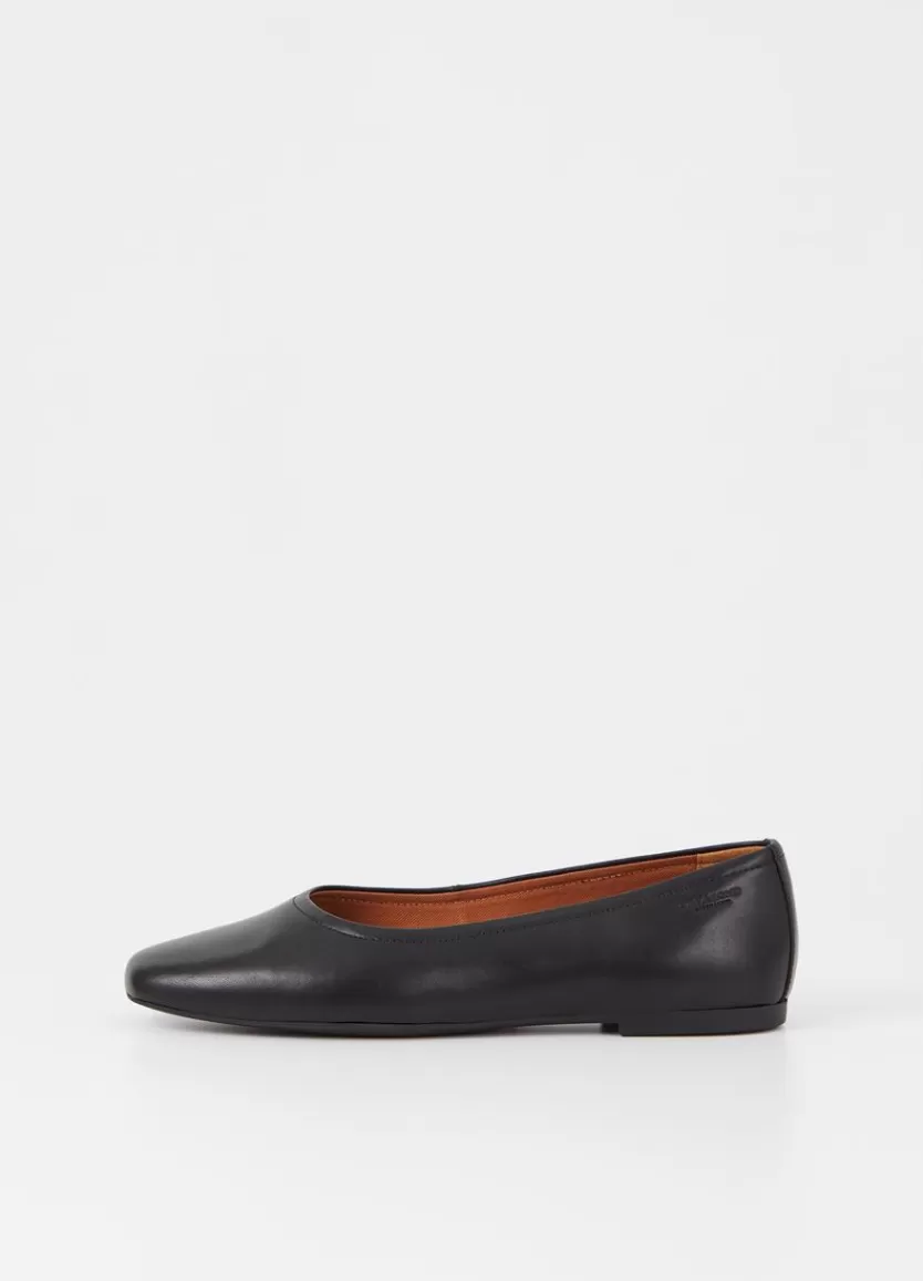 Ballet Flats*Vagabond Jolin Shoes Black Leather