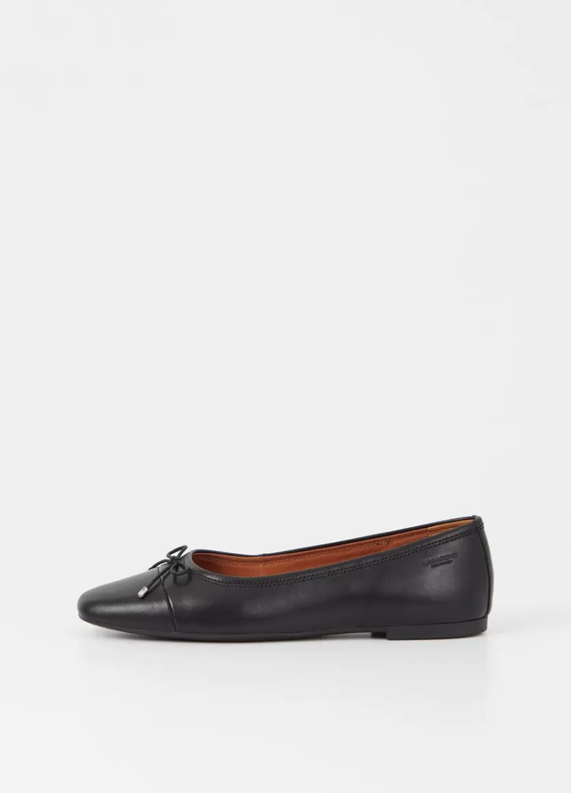 Ballet Flats*Vagabond Jolin Shoes Black Leather