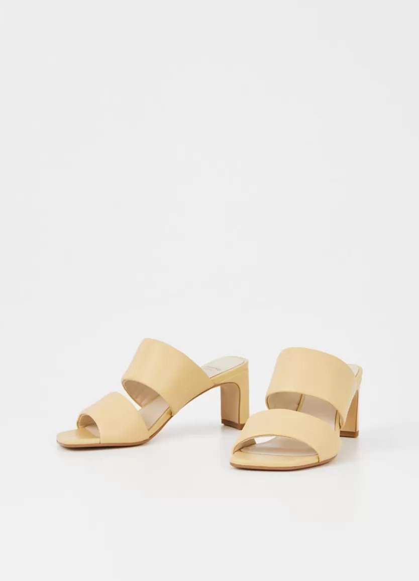 Sandals*Vagabond Luisa Sandals Light Yellow Leather