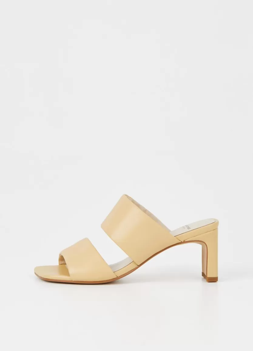 Sandals*Vagabond Luisa Sandals Light Yellow Leather