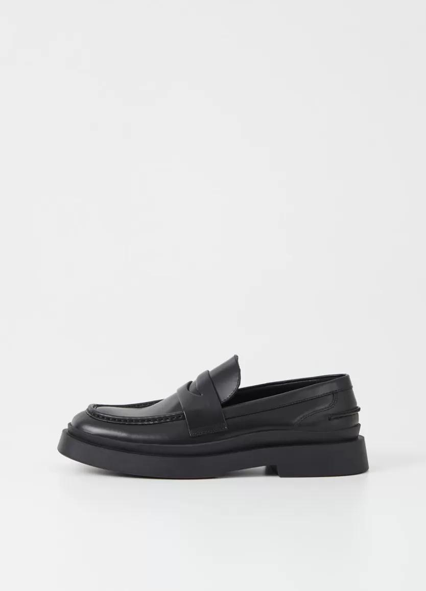 Loafers*Vagabond Mike Loafer Black Leather