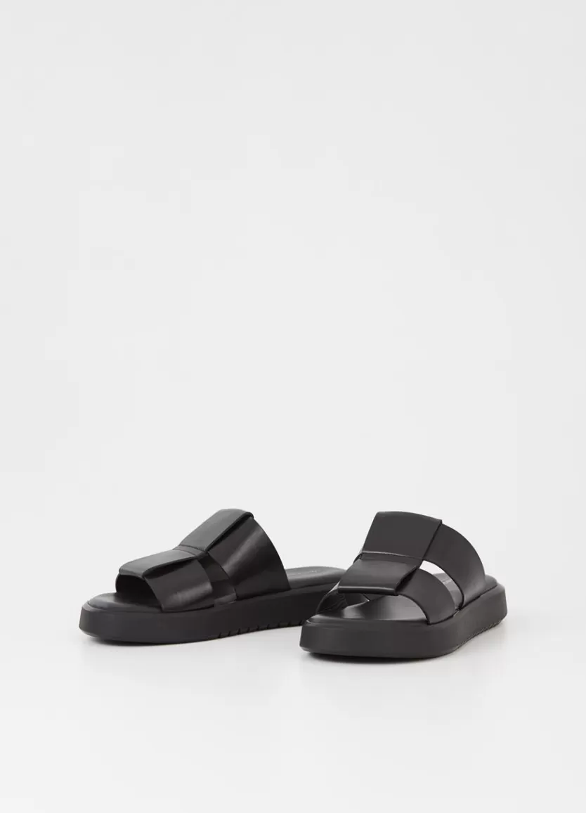 Sandals*Vagabond Nate Sandals Black Leather