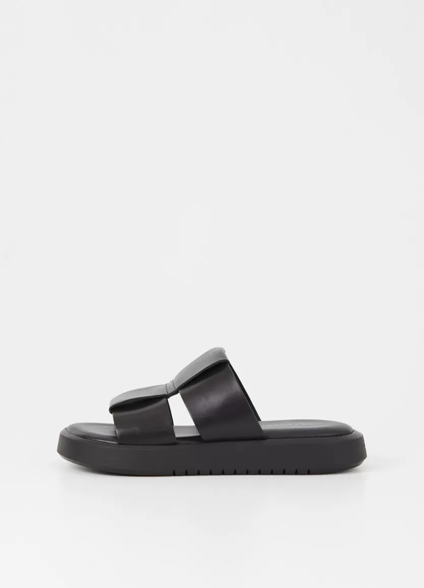 Sandals*Vagabond Nate Sandals Black Leather