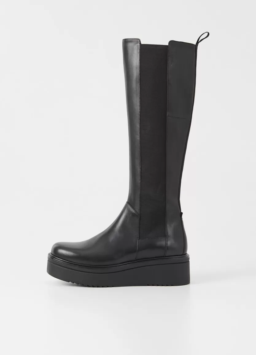 Boots*Vagabond Tara Tall Boots Black Leather