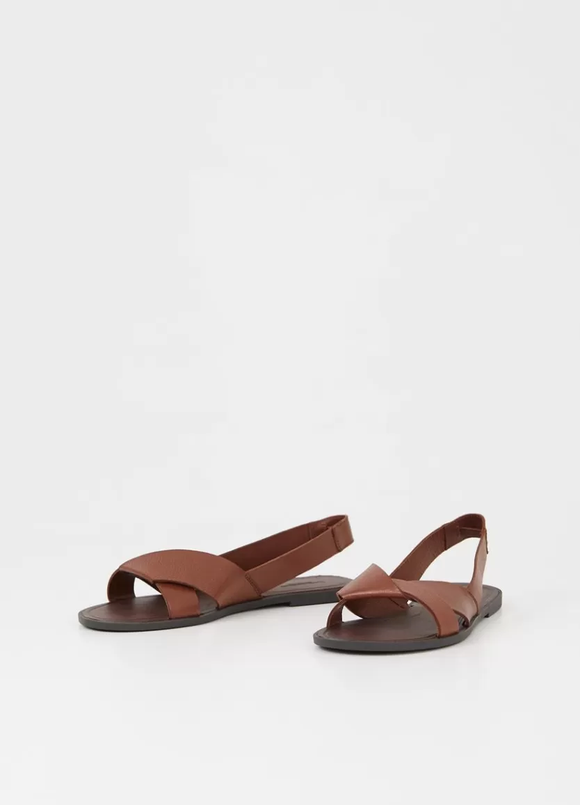 Sandals*Vagabond Tia 2.0 Sandals Brown Leather