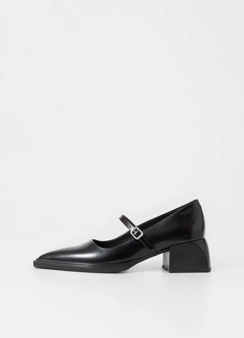 Mary Janes*Vagabond Vivian Pumps Black Polished Leather