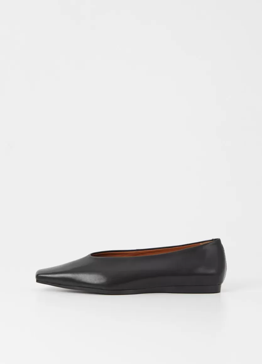 Ballet Flats*Vagabond Wioletta Shoes Black Leather