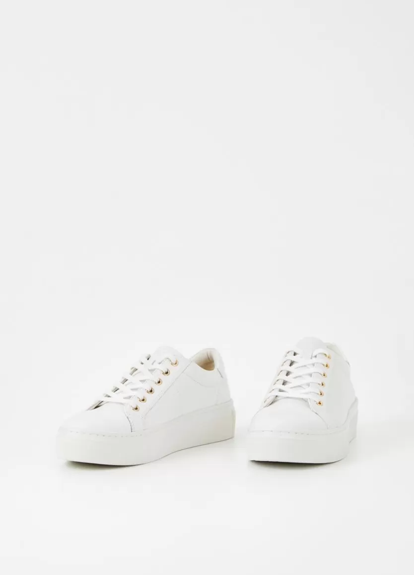 Sneakers*Vagabond Zoe Platform Sneakers White Leather