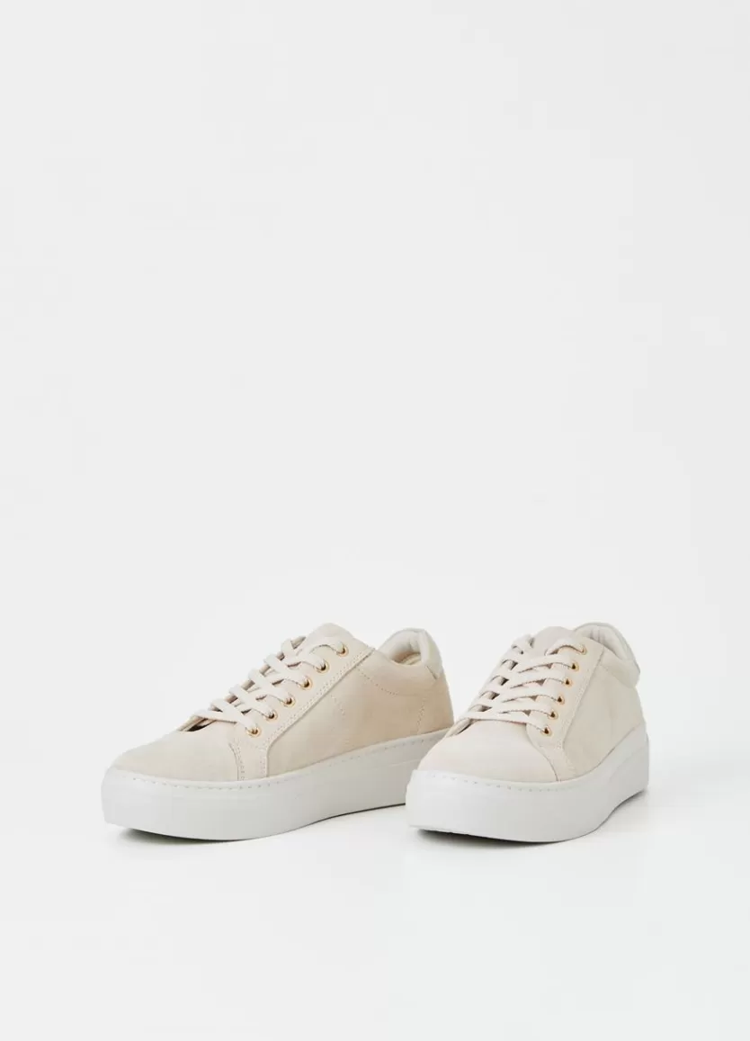 Sneakers*Vagabond Zoe Platform Sneakers Off White Suede