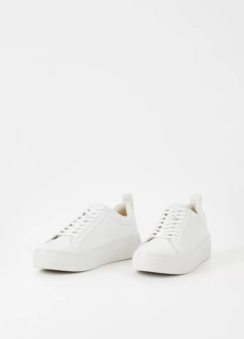 Sneakers*Vagabond Zoe Platform Sneakers White Leather