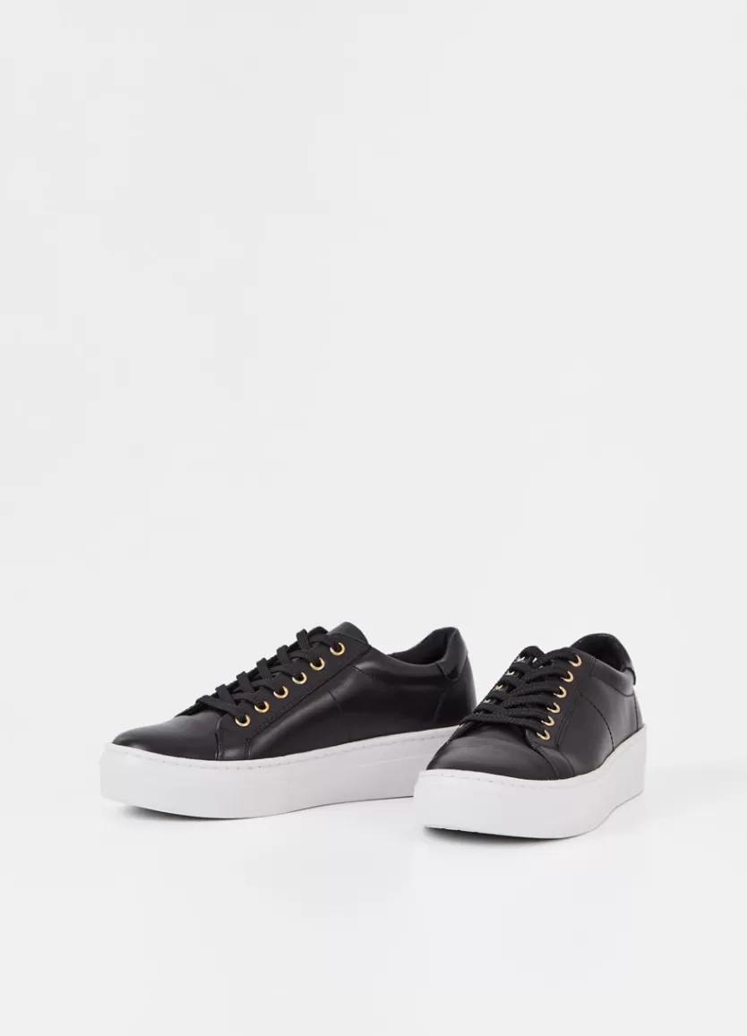 Sneakers*Vagabond Zoe Platform Sneakers Black Leather