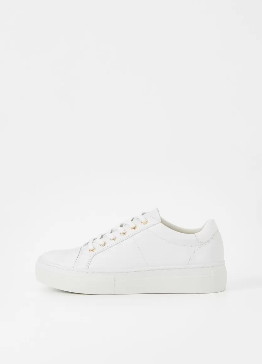 Sneakers*Vagabond Zoe Platform Sneakers White Leather