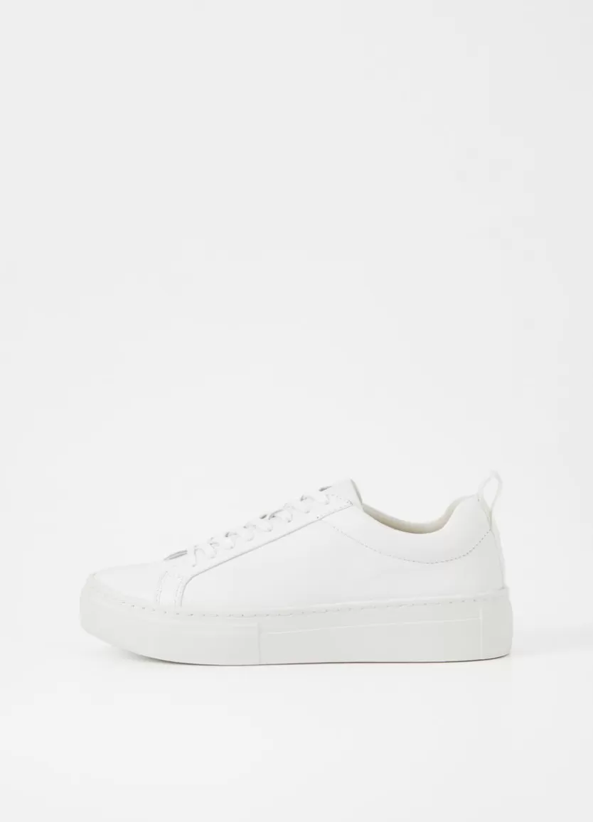 Sneakers*Vagabond Zoe Platform Sneakers White Leather