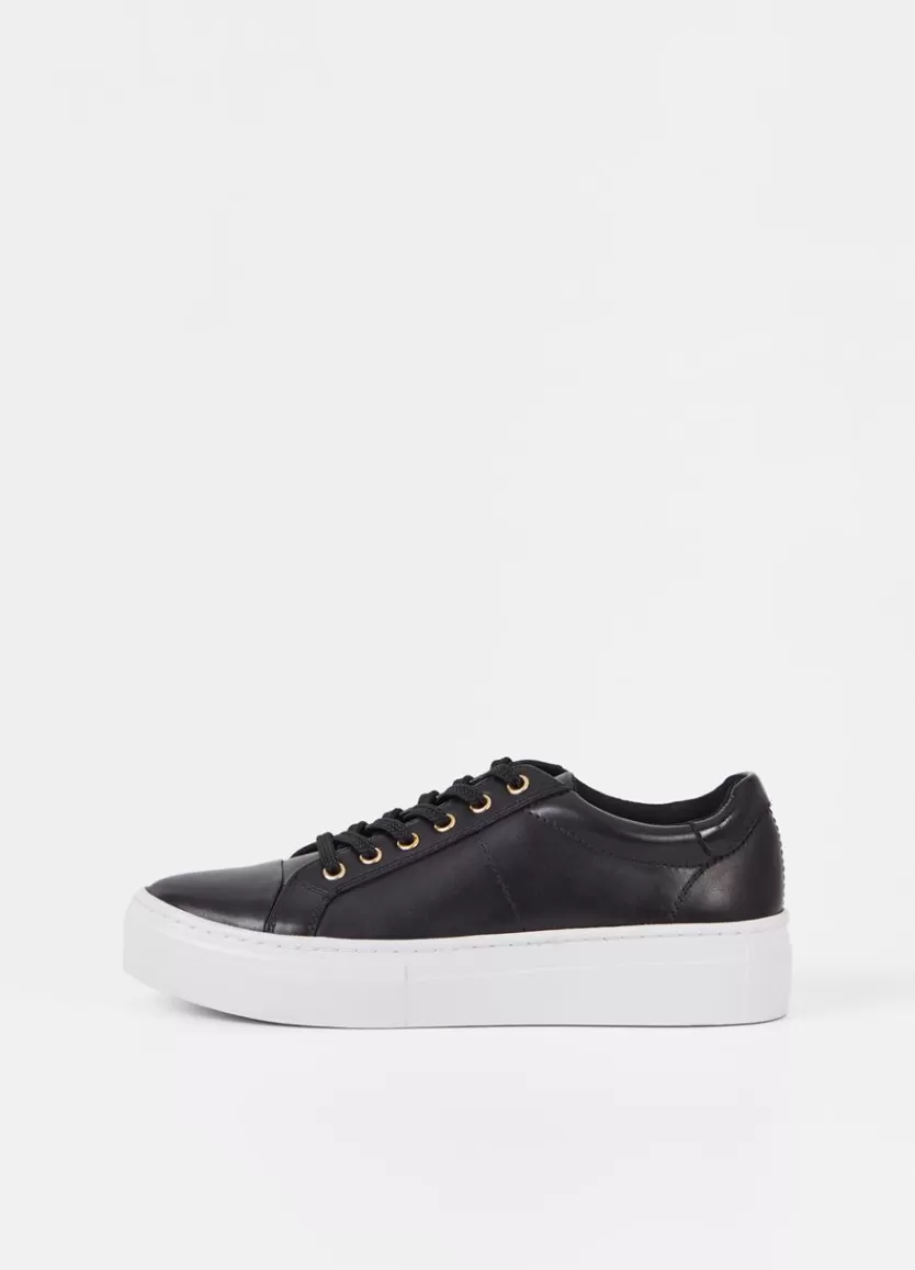 Sneakers*Vagabond Zoe Platform Sneakers Black Leather