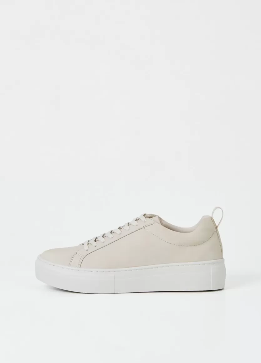 Sneakers*Vagabond Zoe Platform Sneakers Off White Nubuck