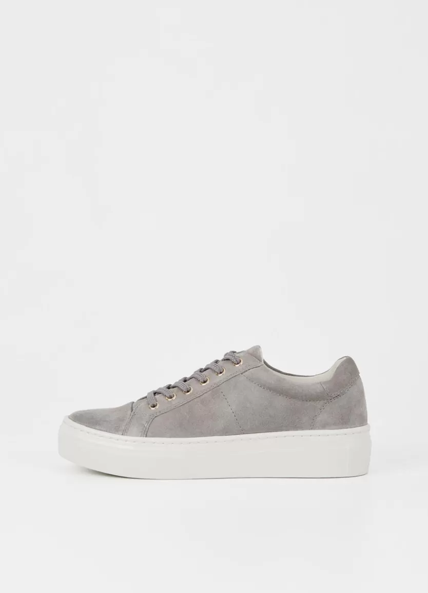 Sneakers*Vagabond Zoe Platform Sneakers Grey Suede