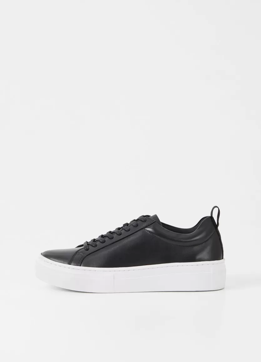 Sneakers*Vagabond Zoe Platform Sneakers Black Leather